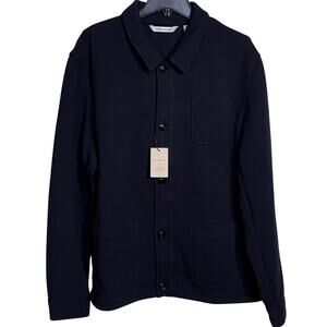 Peter Millar Camden Knit Chore Coat, navy XLarge $345